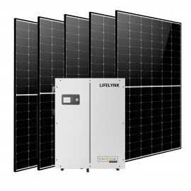 Солнечная электростанция 2кВт (SUNSYNK lifelynk S  2кВт/  2,5кВт/ 5x DMEGC 450Вт)